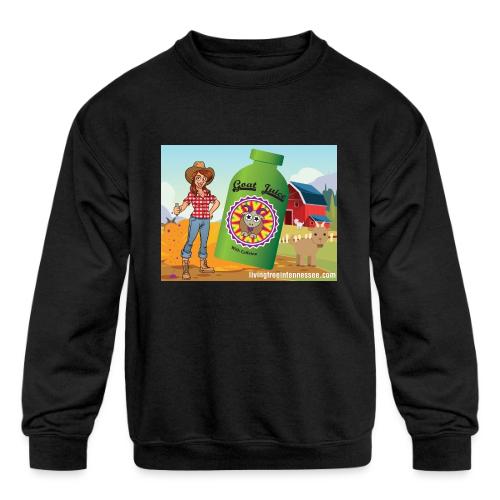 Nicole Sauce's Goat Juice - Kids' Crewneck Sweatshirt