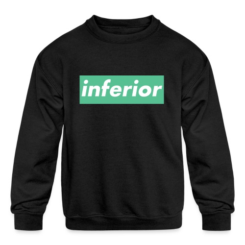 inferior - Kids' Crewneck Sweatshirt