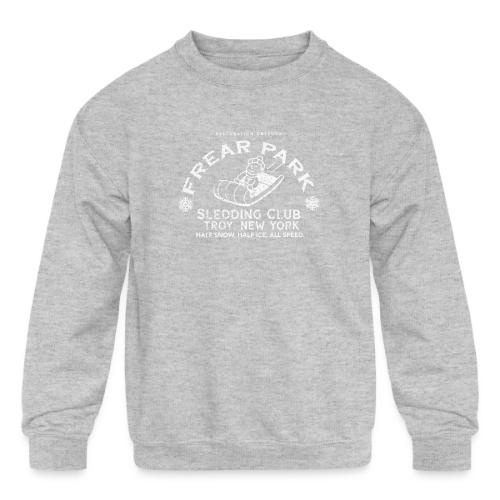 RO Frear Park Sledding Club Distressed Light - Kids' Crewneck Sweatshirt
