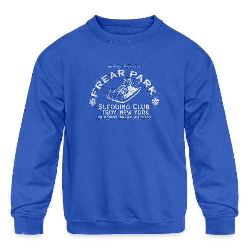 RO Frear Park Sledding Club Distressed Light - Kids' Crewneck Sweatshirt