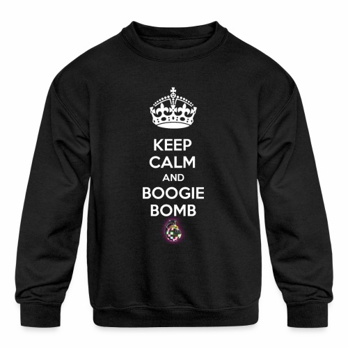FORT-NITE KEEP CALM AND BOOGIE BOMB - Kids' Crewneck Sweatshirt