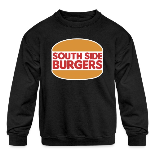 South Side Burgers (Dark) - Kids' Crewneck Sweatshirt