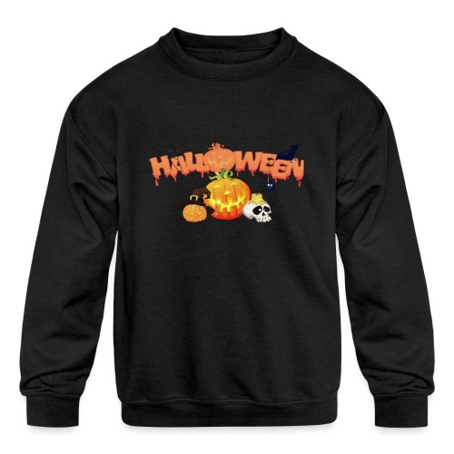 Happy Halloween! - Kids' Crewneck Sweatshirt