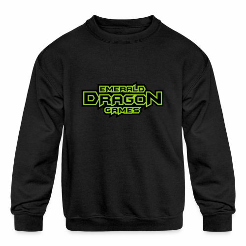 Emerald Dragon Games - Kids' Crewneck Sweatshirt