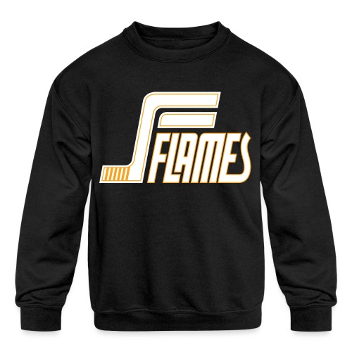 Spokane Flames V2 Logo - Kids' Crewneck Sweatshirt