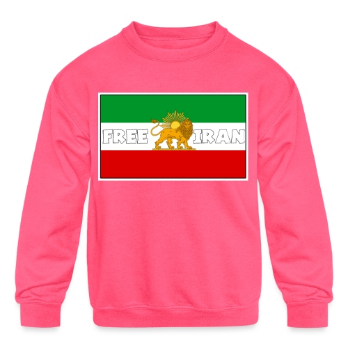 Free Iran For Ever - Kids' Crewneck Sweatshirt