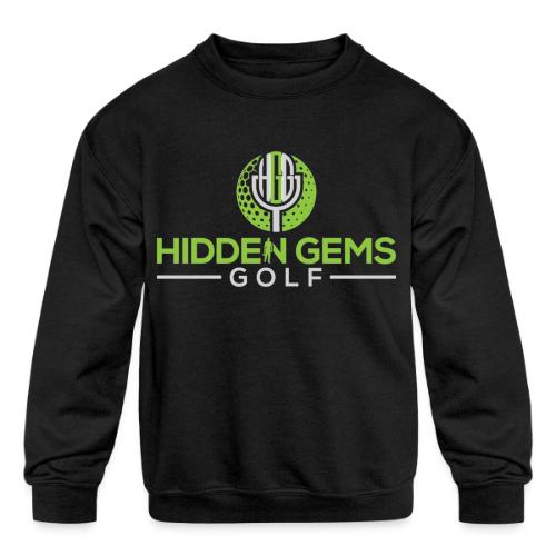 Hidden Gems Golf - Kids' Crewneck Sweatshirt