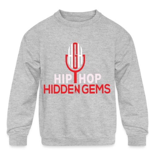 Hip Hop Hidden Gems - Kids' Crewneck Sweatshirt