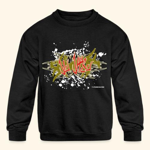 Jiu Jitsu 005 Graffiti wb TC - Kids' Crewneck Sweatshirt