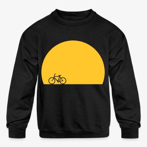 Sundown Bicycle - Kids' Crewneck Sweatshirt