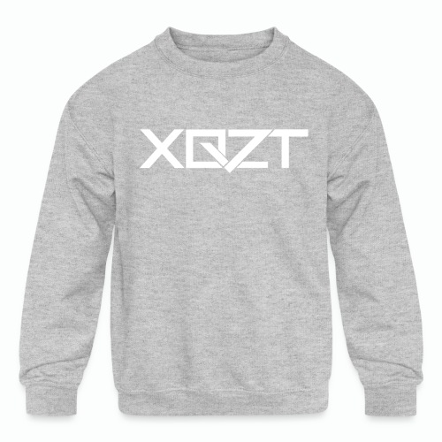 xqzt logotee white png - Kids' Crewneck Sweatshirt