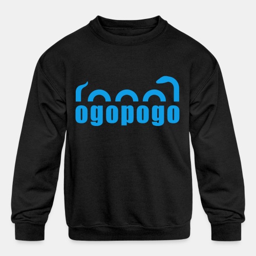 Ogopogo Fun Lake Monster Design - Kids' Crewneck Sweatshirt