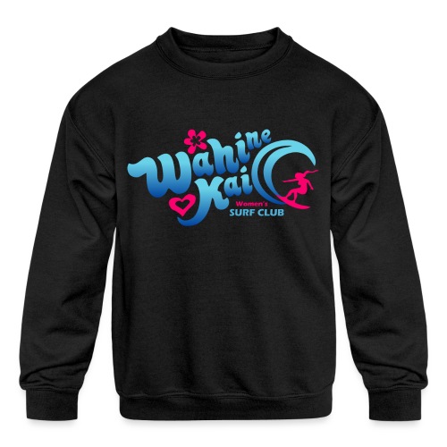 Wahine Kai LOGO international blue - Kids' Crewneck Sweatshirt