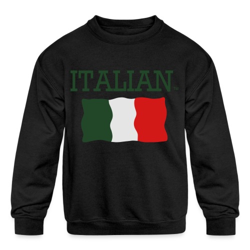 ITALIAN - Kids' Crewneck Sweatshirt
