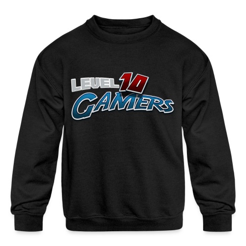 Level10Gamers Logo - Kids' Crewneck Sweatshirt