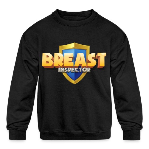 Breast Inspector - Customizable - Kids' Crewneck Sweatshirt