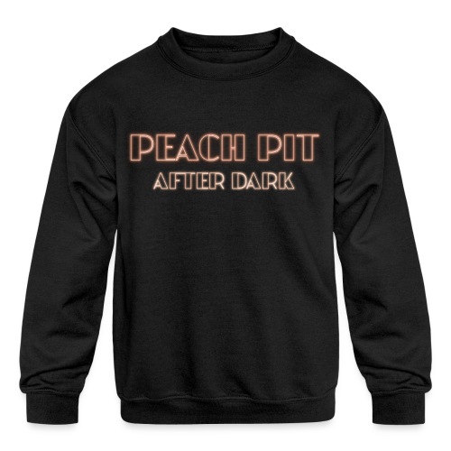 Peach Pit After Dark! - Kids' Crewneck Sweatshirt