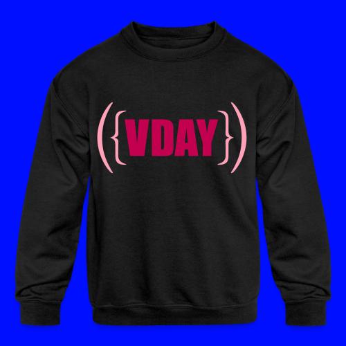 V-Day - Kids' Crewneck Sweatshirt