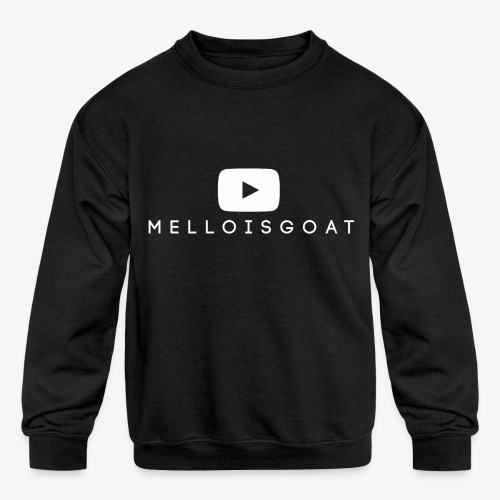 MelloIsGoat YOUTUBE W - Kids' Crewneck Sweatshirt