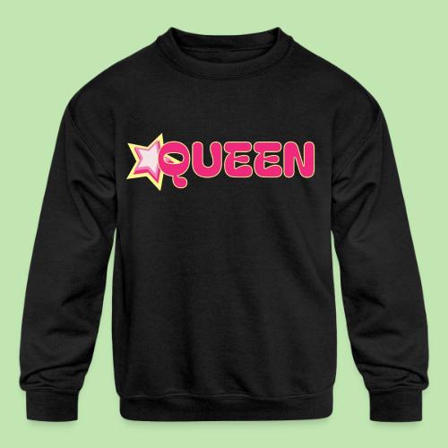queen high resolution logo transparent 1 - Kids' Crewneck Sweatshirt