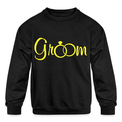 Groom - Weddings - Kids' Crewneck Sweatshirt