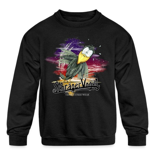 schräger Vogel - Kids' Crewneck Sweatshirt