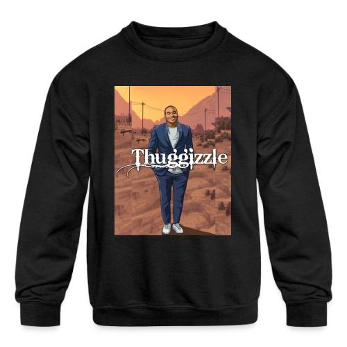 Thuggizzle GTA Merch - Kids' Crewneck Sweatshirt