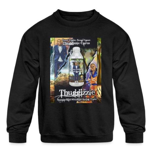 Thuggizzle Appalachian Mountain Spring Water Merch - Kids' Crewneck Sweatshirt