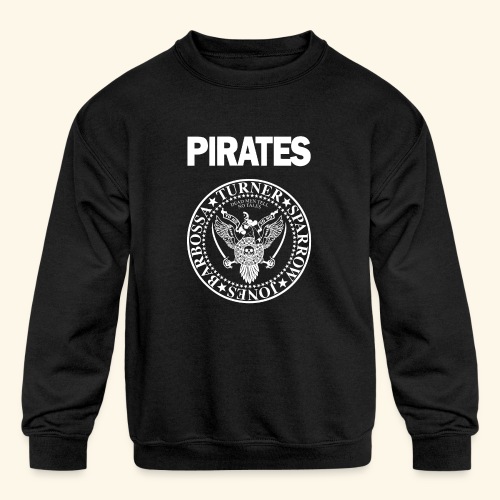 Punk Rock Pirates [heroes] - Kids' Crewneck Sweatshirt