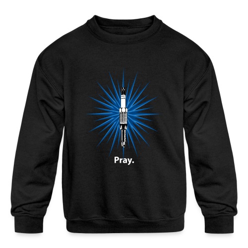 pray - Kids' Crewneck Sweatshirt