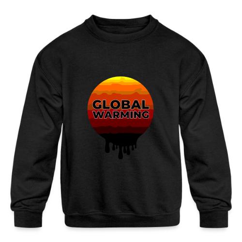 Global warming - Kids' Crewneck Sweatshirt