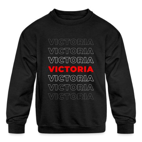 Victoria Vibe - Kids' Crewneck Sweatshirt