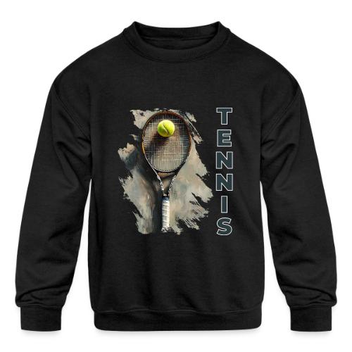 Tennis Power Play - Kids' Crewneck Sweatshirt