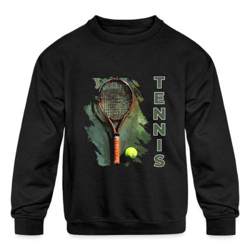 Tennis Precision Strike - Kids' Crewneck Sweatshirt