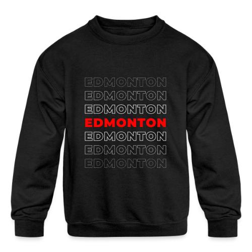 Edmonton Echo - Kids' Crewneck Sweatshirt