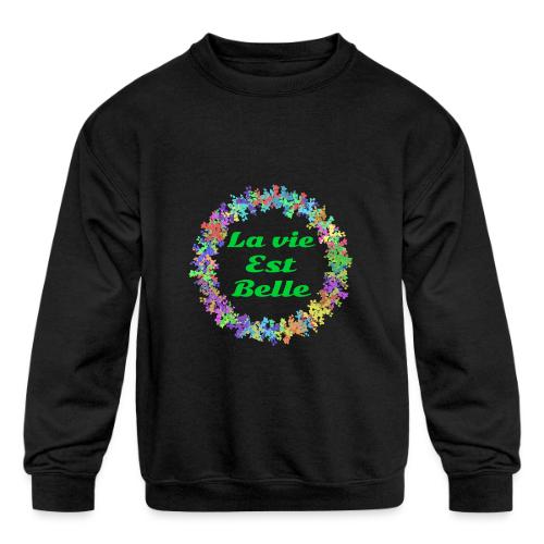 – Positive Attitude - Kids' Crewneck Sweatshirt