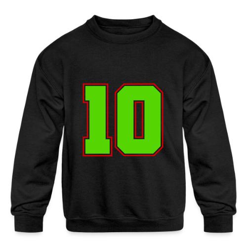 The Magic Number 10 - Kids' Crewneck Sweatshirt
