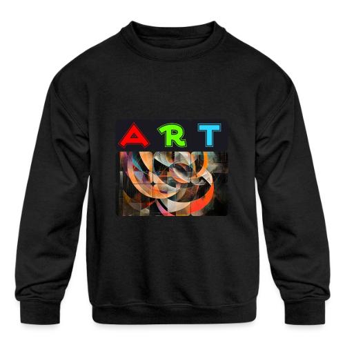 Fragments of Art - Kids' Crewneck Sweatshirt