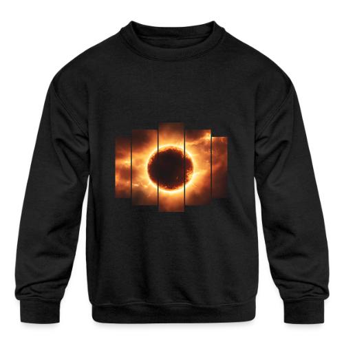 Eclipse Beyond Worlds - Kids' Crewneck Sweatshirt