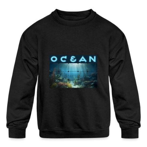 Ocean: Beneath the Surface - Kids' Crewneck Sweatshirt
