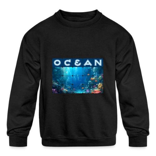 Ocean: Coral Carnival - Kids' Crewneck Sweatshirt