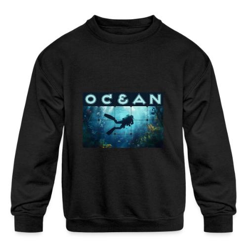 Ocean: Beneath the Blue - Kids' Crewneck Sweatshirt