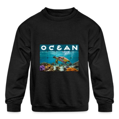 Ocean: Gentle Voyager - Kids' Crewneck Sweatshirt