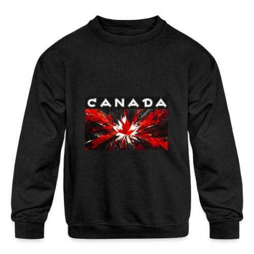 Canada Splash - Kids' Crewneck Sweatshirt