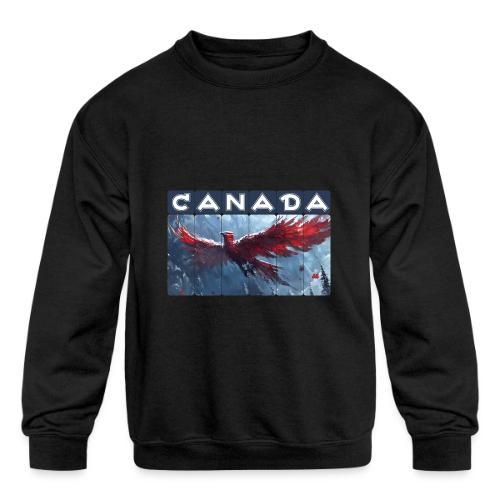 Canada Rising - Kids' Crewneck Sweatshirt