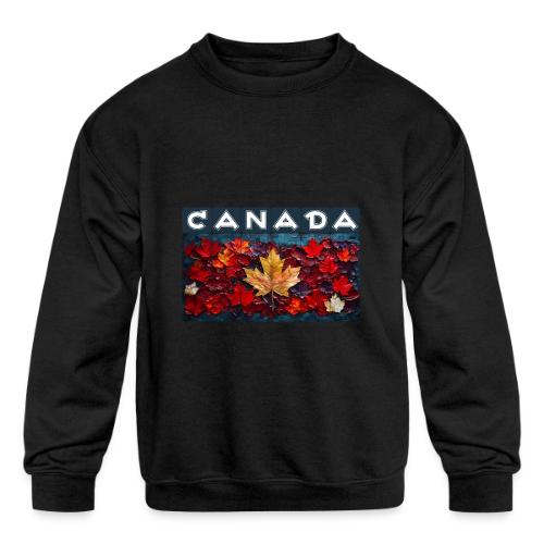 Canada's Living Canvas - Kids' Crewneck Sweatshirt
