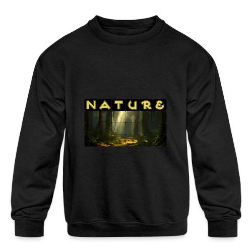 Nature: Sunlit Canopy - Kids' Crewneck Sweatshirt