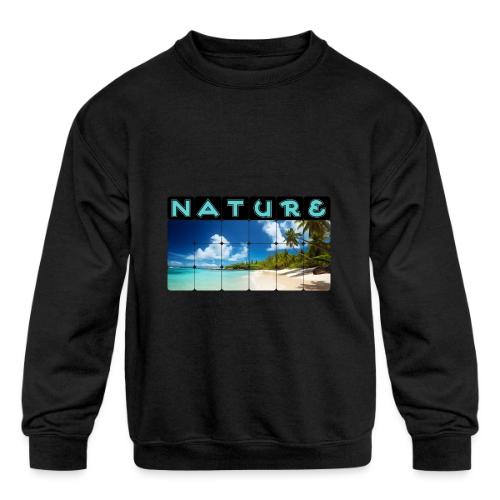 Nature: Island Bliss - Kids' Crewneck Sweatshirt