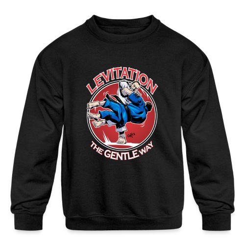 Judo Shirt - Levitation for dark shirt - Kids' Crewneck Sweatshirt