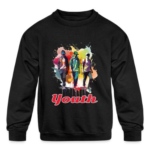 Forever Youthful - Kids' Crewneck Sweatshirt